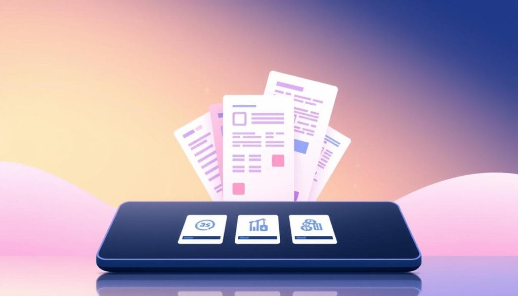 A modern, minimalist illustration of "free filing software" for tax preparation. In the foreground, a sleek, user-friendly interface showcasing a simplified tax filing process, with clean lines and intuitive icons. The middle ground features a stylized representation of tax forms and documents, conveyed through abstract geometric shapes and patterns. The background sets a calm, serene tone with soft, warm lighting and a subtle gradient, creating a sense of efficiency and ease. The overall composition reflects the idea of "Cash App Taxes: Best for Free Filing" - a straightforward, accessible tax preparation solution that empowers users to file with confidence.