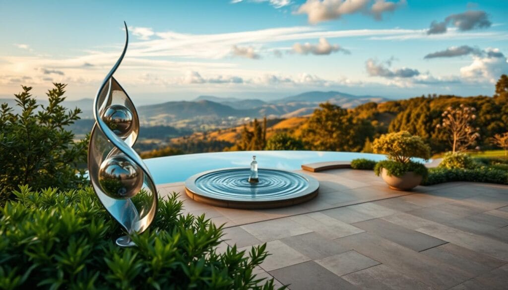 A serene garden terrace overlooking a picturesque landscape, symbolizing the diversification of wealth. In the foreground, an elegant glass and metal sculpture representing the balanced allocation of assets, subtly reflecting the surrounding greenery. The middle ground features a tranquil water feature, its gentle ripples evoking the flow of investments. In the background, a panoramic view of rolling hills and a vibrant sky, suggesting the long-term growth potential of a well-diversified portfolio. The scene is illuminated by soft, natural lighting, creating a sense of harmony and stability. The overall atmosphere conveys the importance of diversification in building lasting wealth. A serene garden terrace overlooking a picturesque landscape, symbolizing the diversification of wealth. In the foreground, an elegant glass and metal sculpture representing the balanced allocation of assets, subtly reflecting the surrounding greenery. The middle ground features a tranquil water feature, its gentle ripples evoking the flow of investments. In the background, a panoramic view of rolling hills and a vibrant sky, suggesting the long-term growth potential of a well-diversified portfolio. The scene is illuminated by soft, natural lighting, creating a sense of harmony and stability. The overall atmosphere conveys the importance of diversification in building lasting wealth.