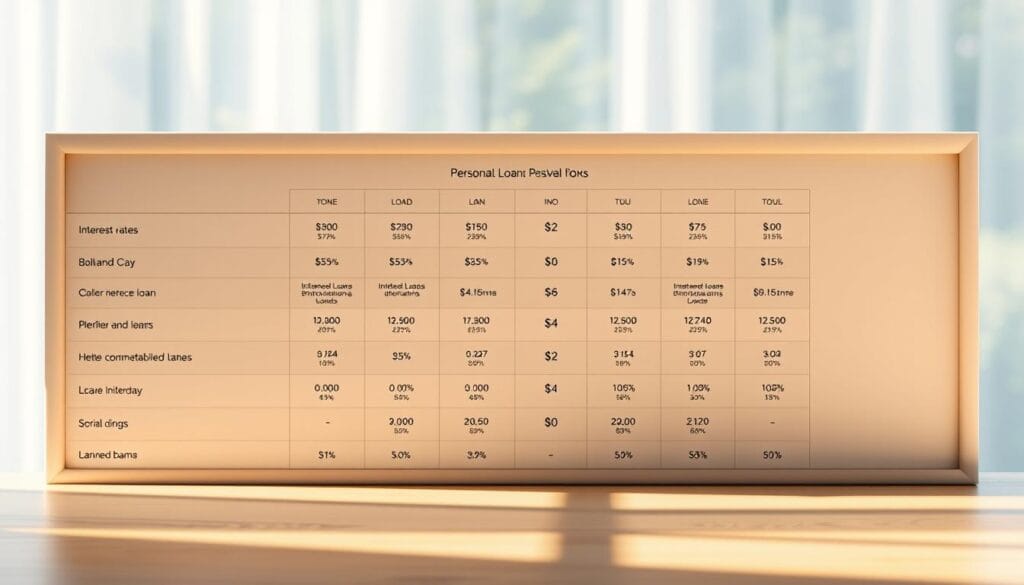 A spacious table featuring a side-by-side comparison of personal loan options, with clear data visualizations and icons highlighting key features such as interest rates, loan amounts, and repayment terms. The table is bathed in warm, natural lighting, creating a inviting and trustworthy atmosphere. The background features a soft, blurred gradient in shades of blue and green, complementing the table's clean, minimalist design. The overall composition communicates a sense of financial clarity and informed decision-making, perfectly suited to illustrate the "Best Home Improvement Loans of 2025" section. A spacious table featuring a side-by-side comparison of personal loan options, with clear data visualizations and icons highlighting key features such as interest rates, loan amounts, and repayment terms. The table is bathed in warm, natural lighting, creating a inviting and trustworthy atmosphere. The background features a soft, blurred gradient in shades of blue and green, complementing the table's clean, minimalist design. The overall composition communicates a sense of financial clarity and informed decision-making, perfectly suited to illustrate the "Best Home Improvement Loans of 2025" section.