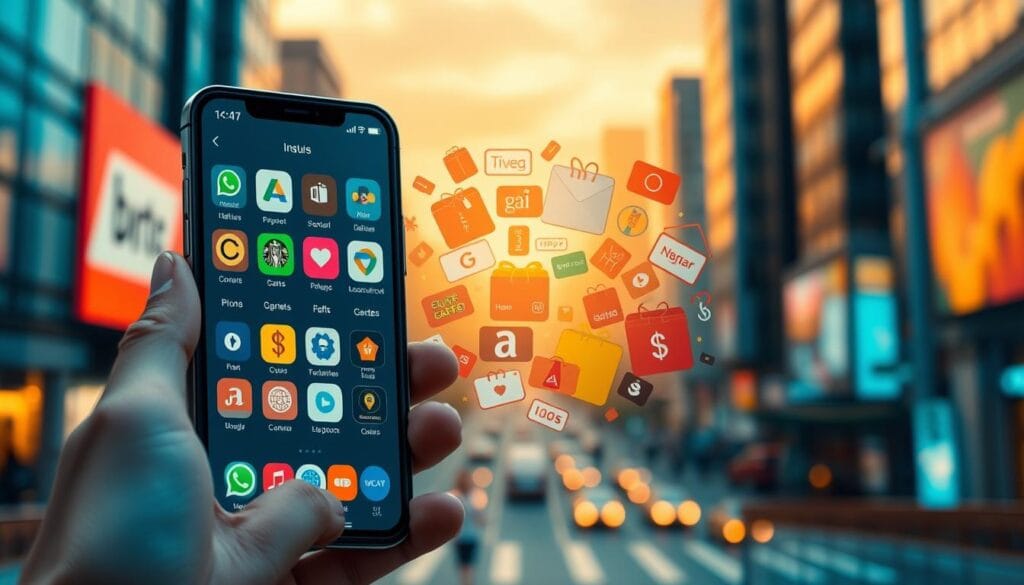 A vibrant and visually engaging image showcasing the best cashback apps of 2025. The foreground features a sleek smartphone displaying various cashback app interfaces, with intuitive icons and user-friendly designs. The middle ground depicts a collage of product logos, gift cards, and financial symbols, highlighting the diverse rewards and incentives offered by these apps. The background is a warm, gradient-rich cityscape, symbolizing the ubiquity and convenience of these cashback solutions in the modern, tech-savvy urban landscape. The lighting is soft and diffused, creating a sense of sophistication and approachability. The overall mood is one of financial empowerment, technological innovation, and the seamless integration of rewarding experiences into daily life. A vibrant and visually engaging image showcasing the best cashback apps of 2025. The foreground features a sleek smartphone displaying various cashback app interfaces, with intuitive icons and user-friendly designs. The middle ground depicts a collage of product logos, gift cards, and financial symbols, highlighting the diverse rewards and incentives offered by these apps. The background is a warm, gradient-rich cityscape, symbolizing the ubiquity and convenience of these cashback solutions in the modern, tech-savvy urban landscape. The lighting is soft and diffused, creating a sense of sophistication and approachability. The overall mood is one of financial empowerment, technological innovation, and the seamless integration of rewarding experiences into daily life.