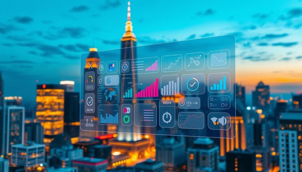 A vibrant cityscape at dusk, with towering skyscrapers in the background illuminated by a warm, golden glow. In the foreground, a sleek, modern interface floats, showcasing a variety of financial icons and visualizations - from colorful graphs and charts to interactive buttons and sliders. The interface is intuitively designed, with clean lines and a minimalist aesthetic, conveying a sense of efficiency and innovation. The overall scene exudes a futuristic, high-tech atmosphere, hinting at the unique and advanced features of the financial apps being highlighted. A vibrant cityscape at dusk, with towering skyscrapers in the background illuminated by a warm, golden glow. In the foreground, a sleek, modern interface floats, showcasing a variety of financial icons and visualizations - from colorful graphs and charts to interactive buttons and sliders. The interface is intuitively designed, with clean lines and a minimalist aesthetic, conveying a sense of efficiency and innovation. The overall scene exudes a futuristic, high-tech atmosphere, hinting at the unique and advanced features of the financial apps being highlighted.