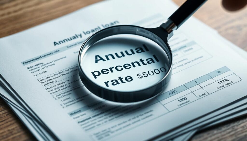 A visually striking image of "annual percentage rate" in the context of personal loans. Show a magnifying glass hovering over a stack of documents, casting a sharp, focused light on the key financial details. The documents should have a clean, professional aesthetic, with crisp typography and well-organized information. Use muted tones of gray, blue, and white to convey a sense of precision and authority. Add subtle lens flare and depth-of-field blur to draw the viewer's eye to the most important elements. Capture the essence of understanding complex loan terms through a visually engaging and informative composition. A visually striking image of "annual percentage rate" in the context of personal loans. Show a magnifying glass hovering over a stack of documents, casting a sharp, focused light on the key financial details. The documents should have a clean, professional aesthetic, with crisp typography and well-organized information. Use muted tones of gray, blue, and white to convey a sense of precision and authority. Add subtle lens flare and depth-of-field blur to draw the viewer's eye to the most important elements. Capture the essence of understanding complex loan terms through a visually engaging and informative composition.
