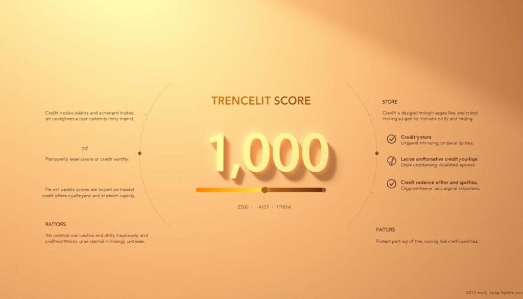 Elegant financial chart depicting a credit score, with a clean, minimal design. Crisp, high-resolution rendering against a soft, muted background, illuminated by warm, directional lighting casting subtle shadows. The score is displayed prominently in the center, rendered in a modern, legible typeface that conveys authority and trustworthiness. Surrounding the score are informative visual cues like credit rating tiers and key factors influencing creditworthiness, presented in a clear, uncluttered layout. The overall composition strikes a balance between sophistication and accessibility, reflecting the importance of credit in business financial decisions. Elegant financial chart depicting a credit score, with a clean, minimal design. Crisp, high-resolution rendering against a soft, muted background, illuminated by warm, directional lighting casting subtle shadows. The score is displayed prominently in the center, rendered in a modern, legible typeface that conveys authority and trustworthiness. Surrounding the score are informative visual cues like credit rating tiers and key factors influencing creditworthiness, presented in a clear, uncluttered layout. The overall composition strikes a balance between sophistication and accessibility, reflecting the importance of credit in business financial decisions.