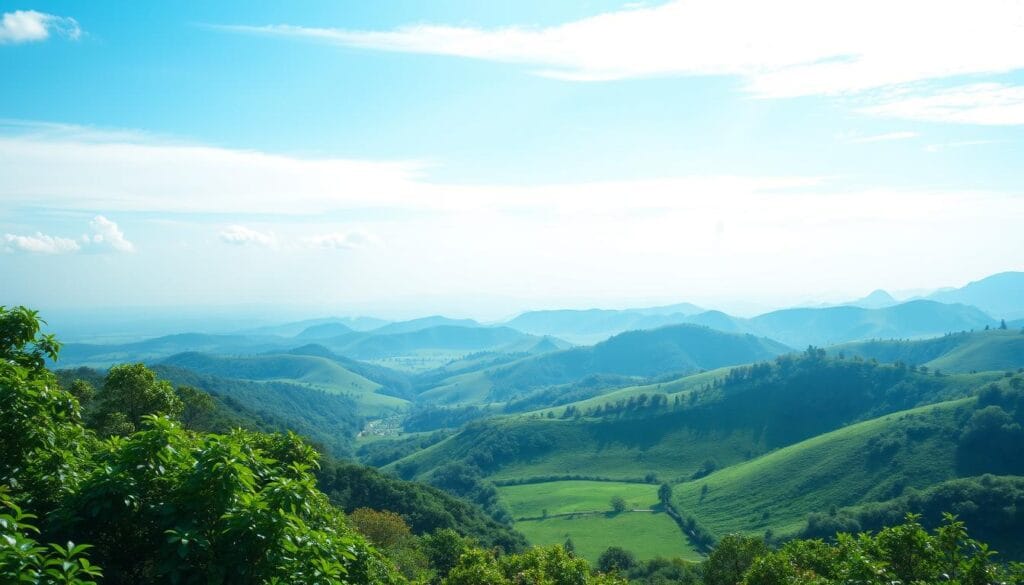 Generate an artistic image of a serene landscape Generate an artistic image of a serene landscape