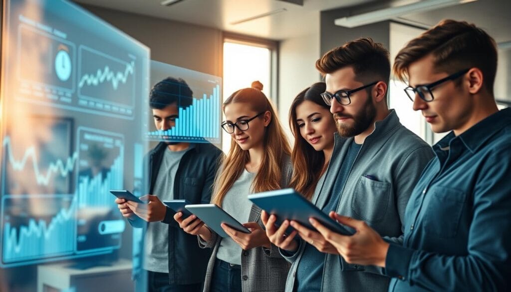 millennial investors using digital tools