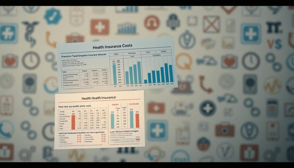 A detailed analysis of self-employed health insurance costs, presented against a soft, blurred background of medical symbols and insurance-related icons. In the foreground, a series of charts and graphs hover, illuminated by a warm, diffused light that casts subtle shadows. The charts display comprehensive data on premium rates, deductible levels, and cost-effective coverage options - conveying a sense of careful financial planning and attentive decision-making for the self-employed. The overall mood is one of thoughtful consideration, with a focus on the practical considerations of maintaining healthcare coverage as an independent worker. A detailed analysis of self-employed health insurance costs, presented against a soft, blurred background of medical symbols and insurance-related icons. In the foreground, a series of charts and graphs hover, illuminated by a warm, diffused light that casts subtle shadows. The charts display comprehensive data on premium rates, deductible levels, and cost-effective coverage options - conveying a sense of careful financial planning and attentive decision-making for the self-employed. The overall mood is one of thoughtful consideration, with a focus on the practical considerations of maintaining healthcare coverage as an independent worker.