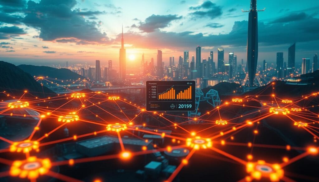 A futuristic digital landscape depicting the monetization models and transaction fees of embedded finance. In the foreground, a series of interconnected digital ledgers and blockchain-based payment systems, their intricate networks and transactions visualized as glowing lines and geometric shapes. In the middle ground, a virtual dashboard displaying real-time data on revenue streams, fees, and growth metrics. In the background, a cityscape of towering skyscrapers and gleaming infrastructure, representing the vast potential of embedded finance to transform the financial services industry. The scene is bathed in a warm, incandescent glow, suggesting the promise and opportunity of this emerging technology. The overall mood is one of innovation, efficiency, and the seamless integration of finance into everyday life. A futuristic digital landscape depicting the monetization models and transaction fees of embedded finance. In the foreground, a series of interconnected digital ledgers and blockchain-based payment systems, their intricate networks and transactions visualized as glowing lines and geometric shapes. In the middle ground, a virtual dashboard displaying real-time data on revenue streams, fees, and growth metrics. In the background, a cityscape of towering skyscrapers and gleaming infrastructure, representing the vast potential of embedded finance to transform the financial services industry. The scene is bathed in a warm, incandescent glow, suggesting the promise and opportunity of this emerging technology. The overall mood is one of innovation, efficiency, and the seamless integration of finance into everyday life.