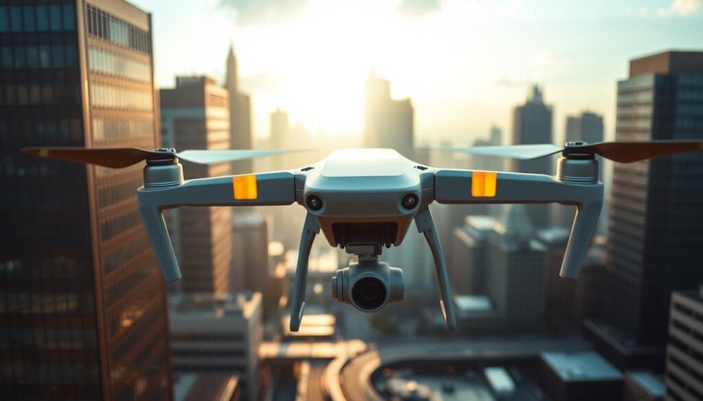 A legal liability coverage drone hovering above a cityscape, its camera lens capturing the intricate web of modern infrastructure. The drone's sleek, aerodynamic design suggests advanced technology, while its bright safety markings convey a sense of responsible operation. In the background, skyscrapers and office buildings cast long shadows, creating a moody, atmospheric scene. Subtle lens flares and a warm, golden lighting suggest the late afternoon sun, adding depth and drama to the image. The drone's presence symbolizes the careful navigation of legal and liability considerations necessary for safe, commercial drone use in the urban environment of the future. A legal liability coverage drone hovering above a cityscape, its camera lens capturing the intricate web of modern infrastructure. The drone's sleek, aerodynamic design suggests advanced technology, while its bright safety markings convey a sense of responsible operation. In the background, skyscrapers and office buildings cast long shadows, creating a moody, atmospheric scene. Subtle lens flares and a warm, golden lighting suggest the late afternoon sun, adding depth and drama to the image. The drone's presence symbolizes the careful navigation of legal and liability considerations necessary for safe, commercial drone use in the urban environment of the future.