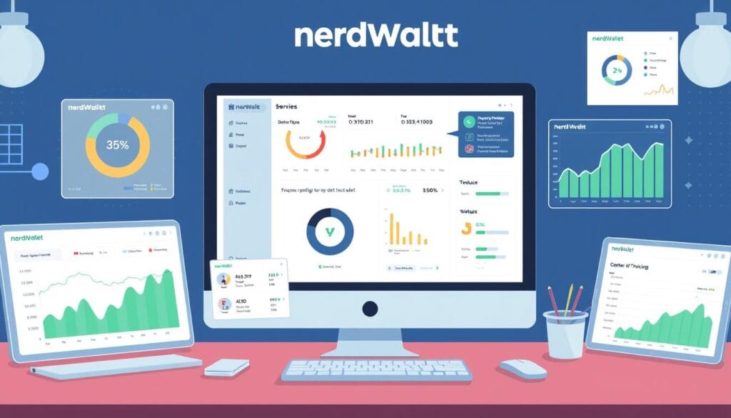 An image representing NerdWallet's debt tracking features