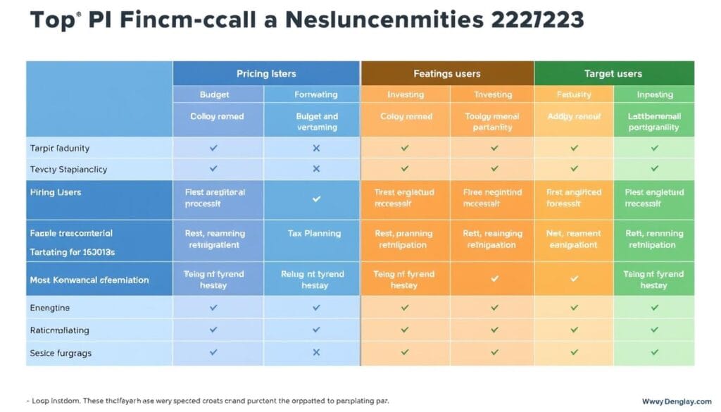 Comparison of AI financial planning tools 2025 showing features and benefits Comparison of AI financial planning tools 2025 showing features and benefits