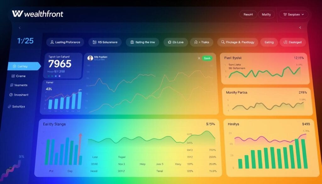 Generate an image of Wealthfront's AI-powered robo-advisory platform dashboard Generate an image of Wealthfront's AI-powered robo-advisory platform dashboard