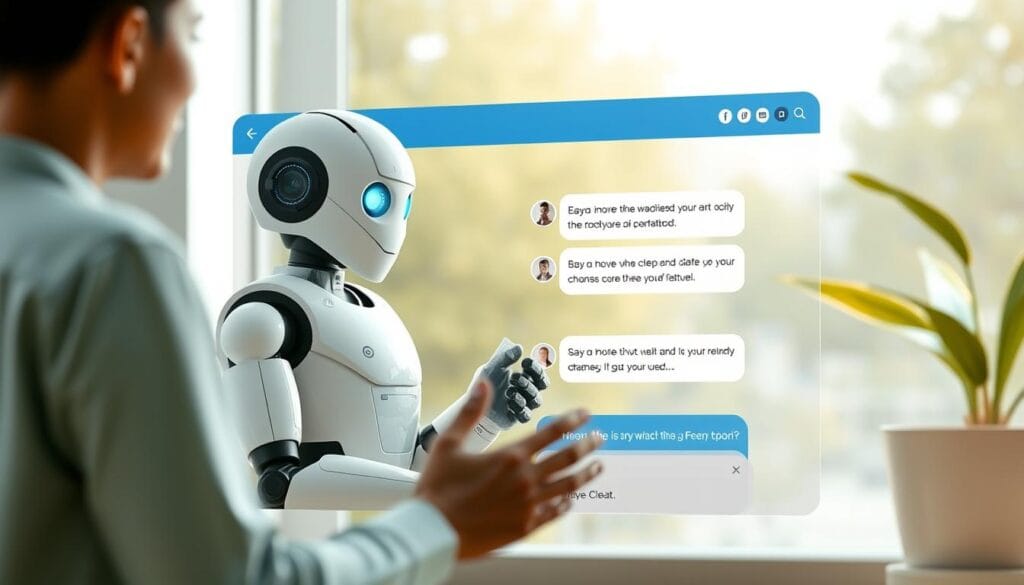 Generate an image of the Cleo chatbot interface interacting with a user.