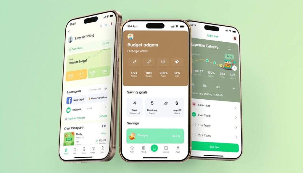 Generate an image of the EveryDollar app interface showcasing its budgeting features. Generate an image of the EveryDollar app interface showcasing its budgeting features.