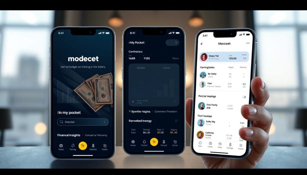 Generate an image of the PocketGuard app interface showing the "In My Pocket" feature. Generate an image of the PocketGuard app interface showing the "In My Pocket" feature.