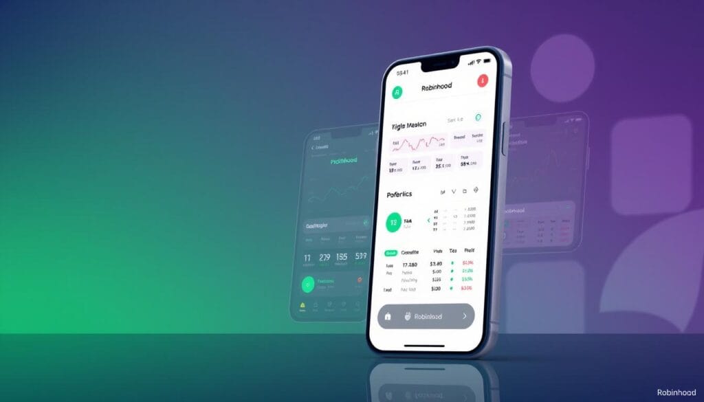 Generate an image of the Robinhood app interface Generate an image of the Robinhood app interface