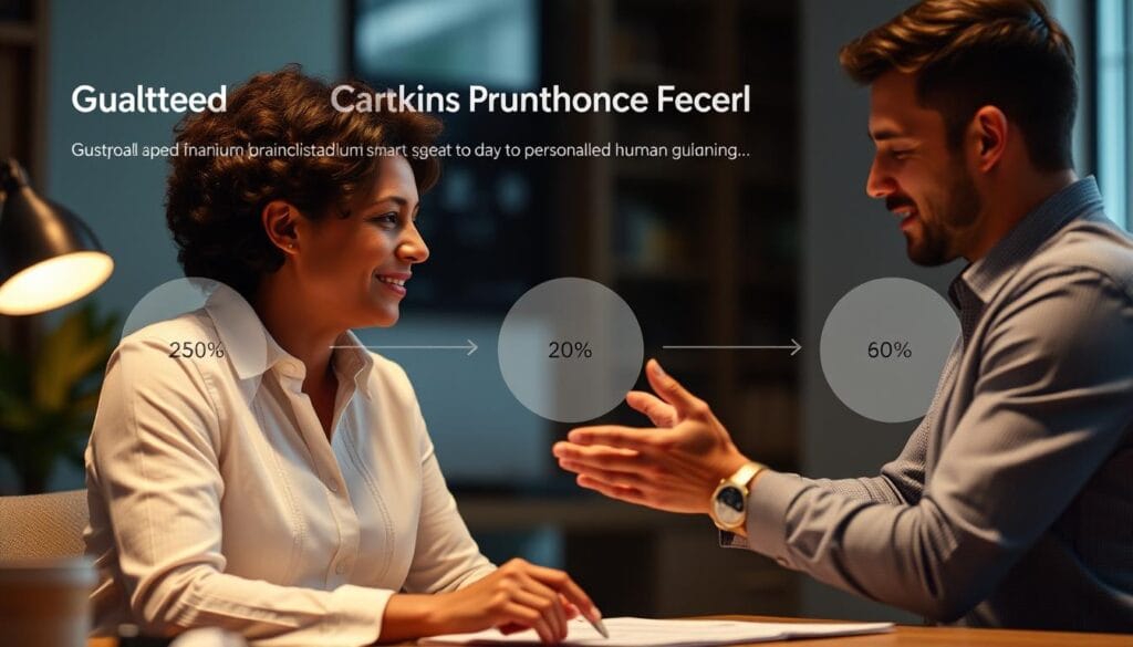 Generate an image representing Betterment Premium's goal-based planning with human guidance Generate an image representing Betterment Premium's goal-based planning with human guidance