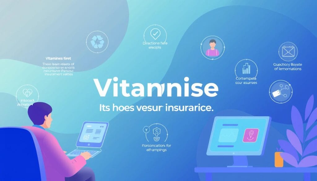 Generate an image representing Vitaminise insurance platform Generate an image representing Vitaminise insurance platform