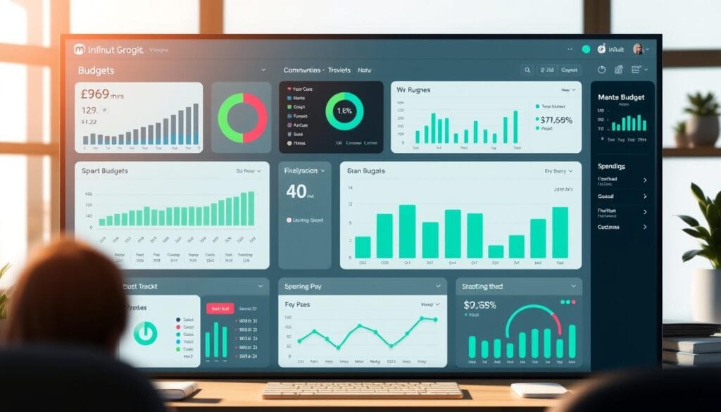 Image of Mint by Intuit's dashboard showing various financial management tools Image of Mint by Intuit's dashboard showing various financial management tools
