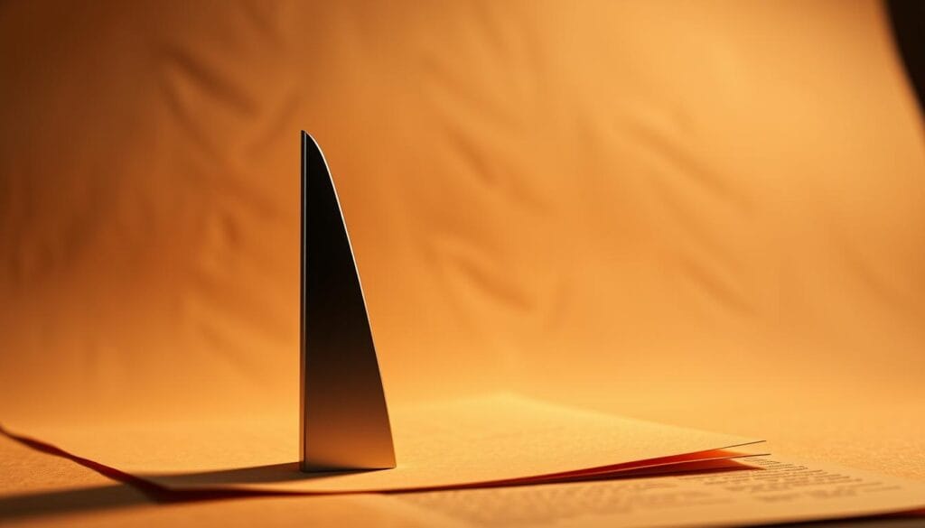 A sleek and modern financial instrument, a fixed annuity stands tall, its streamlined form capturing the essence of long-term security. Rendered in a warm, sophisticated palette, the annuity is set against a backdrop of subtly textured paper, hinting at the carefully crafted contracts and documents that govern its operations. Illuminated by soft, directional lighting, the annuity's polished surface reflects the trust and confidence it inspires in senior investors seeking a reliable source of retirement income. The scene exudes an aura of stability, stability, and unwavering commitment to the financial well-being of those in their golden years.