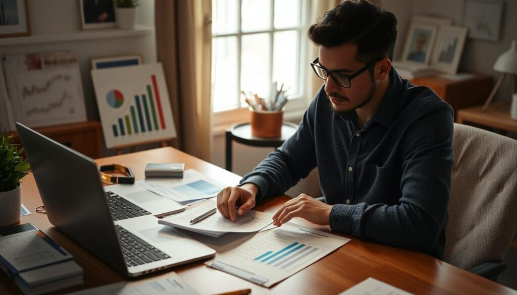 Image of a person planning their finances with a 457 plan Image of a person planning their finances with a 457 plan