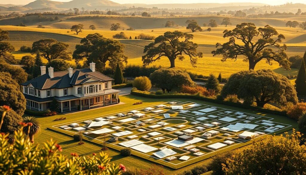 A serene, sun-dappled landscape depicting the complex tax considerations for high-income seniors. In the foreground, a stately manor house symbolizing affluence, surrounded by lush, well-manicured gardens. In the middle ground, a maze-like arrangement of ledgers, calculators, and legal documents, representing the intricate web of financial planning. The background features rolling hills, dotted with towering oak trees, conveying a sense of timelessness and stability. Soft, warm lighting casts a golden glow, evoking a mood of contemplation and thoughtful decision-making. The overall composition suggests the delicate balance between wealth, tax obligations, and the need for strategic financial acumen in the twilight years. A serene, sun-dappled landscape depicting the complex tax considerations for high-income seniors. In the foreground, a stately manor house symbolizing affluence, surrounded by lush, well-manicured gardens. In the middle ground, a maze-like arrangement of ledgers, calculators, and legal documents, representing the intricate web of financial planning. The background features rolling hills, dotted with towering oak trees, conveying a sense of timelessness and stability. Soft, warm lighting casts a golden glow, evoking a mood of contemplation and thoughtful decision-making. The overall composition suggests the delicate balance between wealth, tax obligations, and the need for strategic financial acumen in the twilight years.