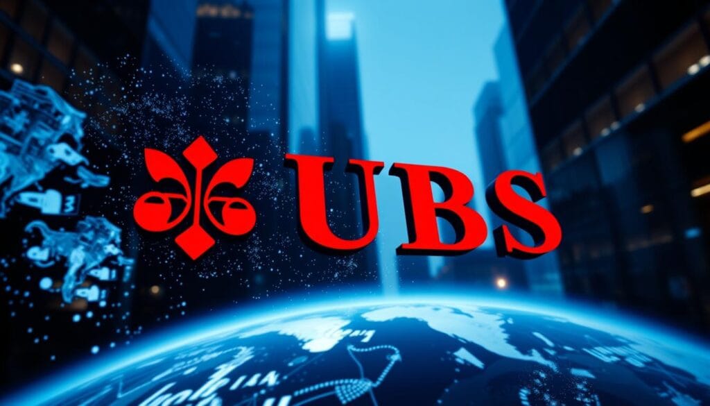 Image of UBS Group logo with a tagline highlighting their global presence Image of UBS Group logo with a tagline highlighting their global presence